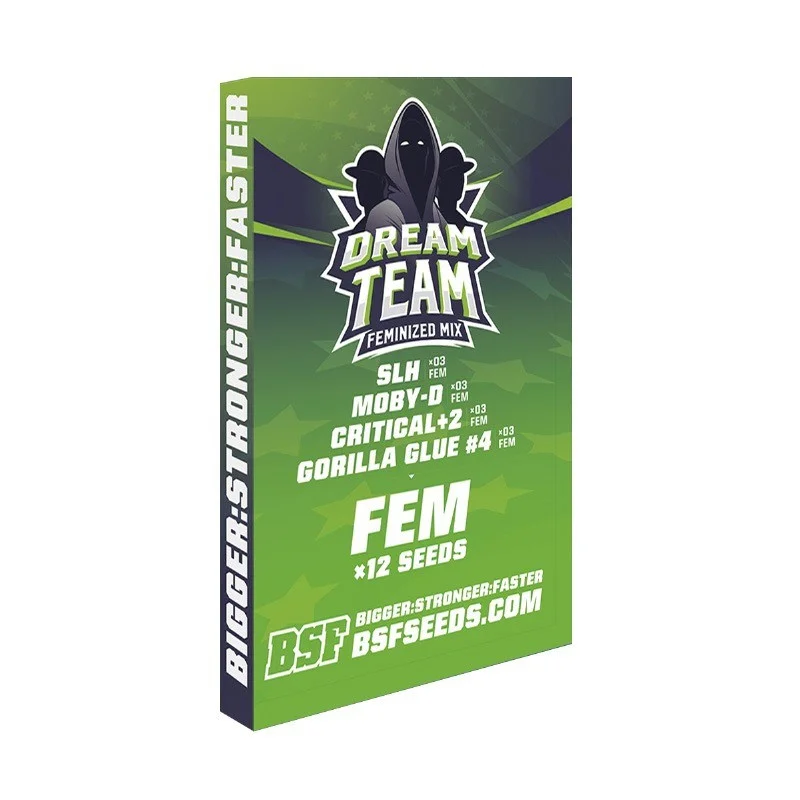Semillas de Marihuana Dream Team Feminized Mix: las mejores genÈticas feminizadas