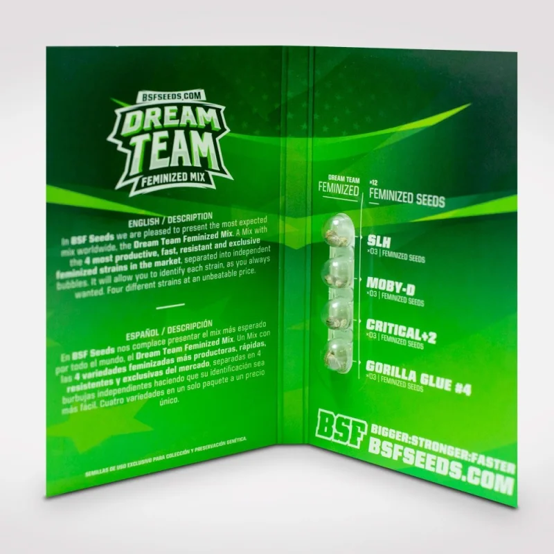 Semillas de Marihuana Dream Team Feminized Mix: las mejores genÈticas feminizadas
