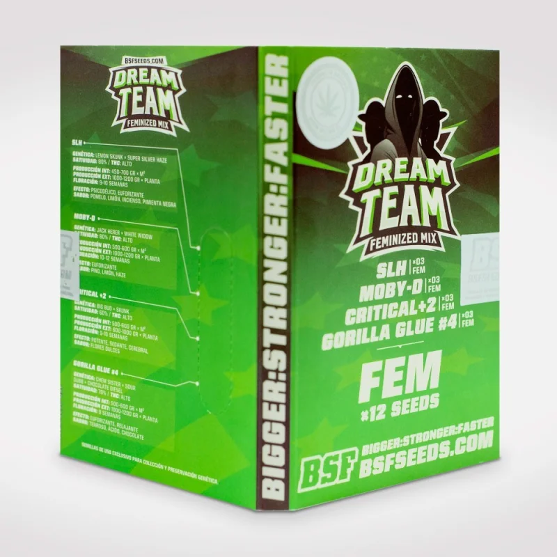 Semillas de Marihuana Dream Team Feminized Mix: las mejores genÈticas feminizadas