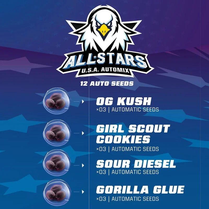 All Stars USA Automix Marijuana Seeds